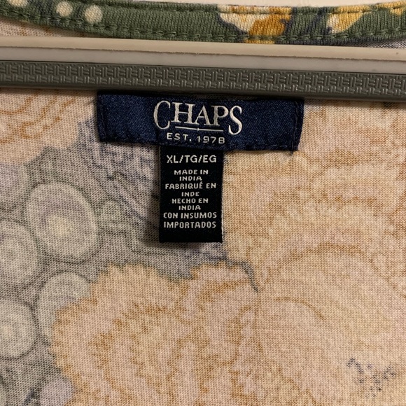 Chaps A line floral dress. - Picture 2 of 4